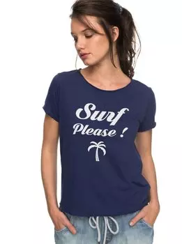 Футболка женская ROXY Pop Surf Tee C J Deep Cobalt