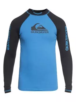 Гидрофуфайка для мальчиков-подростков QUIKSILVER On Tour Boys Ls B Brilliant Blue/ Black