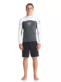 Гидрофуфайка мужская QUIKSILVER 1M Syn Ls Ne Gun Metal/ White