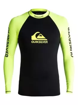 Гидрофуфайка мужская QUIKSILVER On Tour Ls M Safety Yellow/ Black