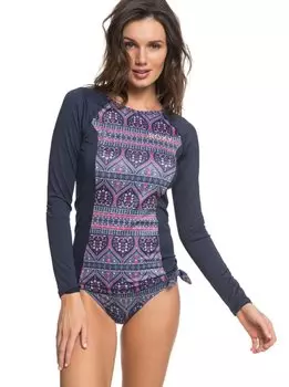 Гидрофуфайка женская ROXY Roxy Waves L/S J China Blue New Maiden Swim