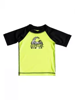 Гидрофутболка для маленьких мальчиков QUIKSILVER Bubbldreamssinf I Saftey Yellow/Black