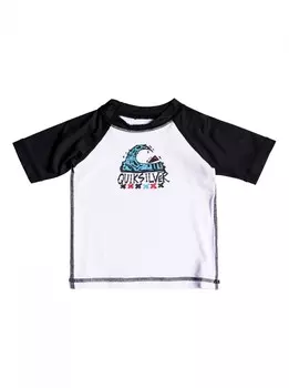 Гидрофутболка для маленьких мальчиков QUIKSILVER Bubbldreamssinf I White/Black