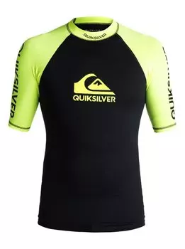 Гидрофутболка мужская QUIKSILVER On Tour Ss M Safety Yellow/ Black