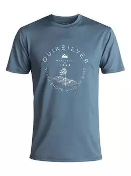 Гидрофутболка мужская QUIKSILVER Radsurfteess M Real Teal