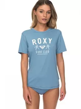 Гидрофутболка женская ROXY Enj Wav Ss Loos J Blue Shadow