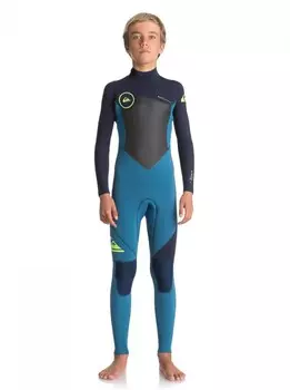 Гидрокостюм для мальчиков-подростков QUIKSILVER B43 Syn Bz G Marina/ Blue Nights/ Safety Ye