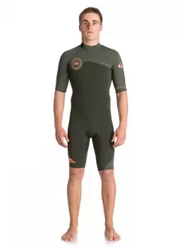 Гидрокостюм мужской QUIKSILVER 22 Syn Bz Ss Dark Ivy/ Ivy/ Shrimp Pink