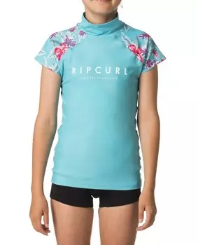 Гидромайка RIP CURL Girls Paradise Cap/Sl Uv Blue