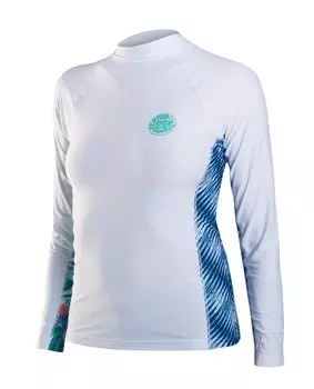 Гидромайка RIP CURL Womens All Over L/Sl White