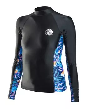 Гидромайка RIP CURL Womens All Over L/Sl Black