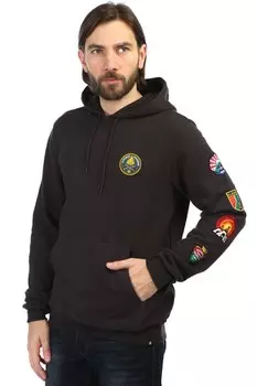 Худи мужское ELEMENT Ea Patched Fleece Off Black