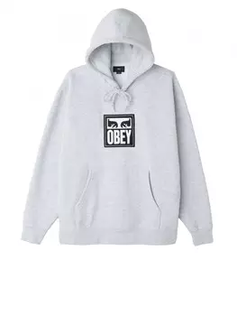 Худи OBEY Split Eyes Hood Ash Grey