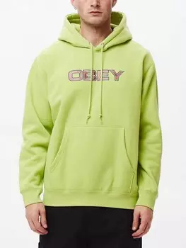 Худи OBEY Trace Hood Key Lime 2020