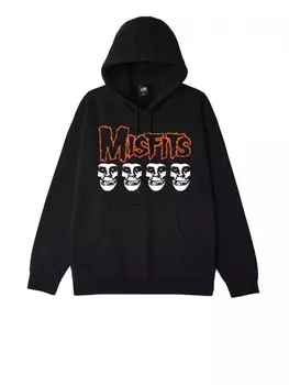 Худи OBEYxMISFITS Fiend Skulls Black