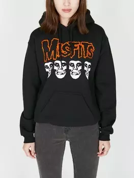 Худи женское OBEYxMISFITS Fiend Skulls Black