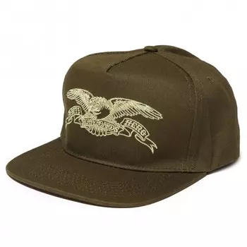 Кепка ANTI-HERO Adj Basic Eagle Snap Olive 2020