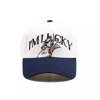 Кепка BSRABBIT Lucky Character Cap Dark Navy / Cream Free 2023