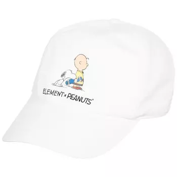 Кепка ELEMENT Peanuts Preem Cap Off White 2021