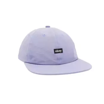 Кепка OBEY Obey Lower Case Tech 6 Panel Strapback Lavender 2023