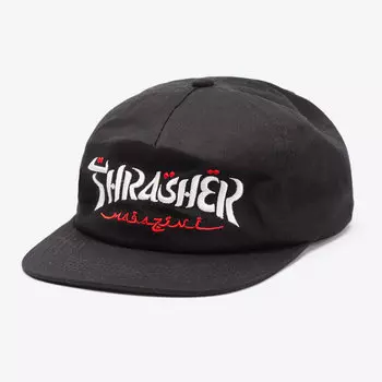 Кепка THRASHER Calligraphy Snapback Black 2021