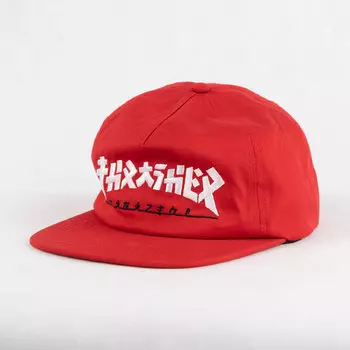 Кепка THRASHER Godzilla Snapback Red 2020