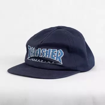 Кепка THRASHER Outlined Snapback Navy/Gray