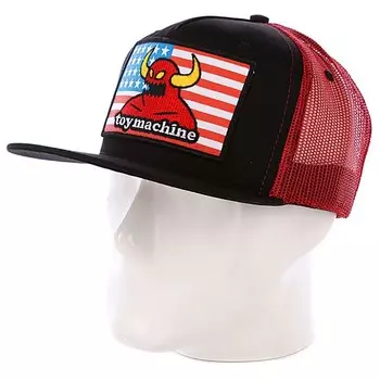 Кепка TOY MACHINE American Monster Mesh Cap RED