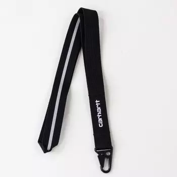 Ключница CARHARTT WIP Reflective Keychain Black / Black 2021