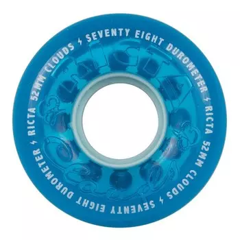 Колеса для скейтборда RICTA Crystal Clouds Blue 52mm 78A