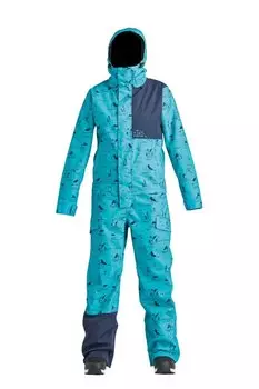 Комбинезон для сноуборда женский AIRBLASTER W'S Stretch Freedom Suit He Teal 2021
