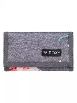 Кошелек ROXY Beach Glass 2 J Charcoal Heather Flower Field