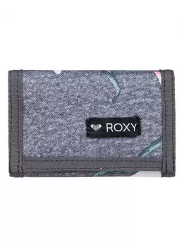 Кошелек ROXY Small Beach 2 J Charcoal Heather Flower Field