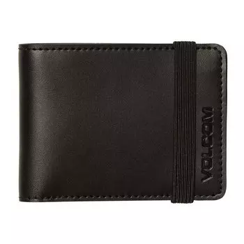Кошелёк VOLCOM Halfstone Lth 2F Wlt Black 2021