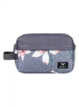 Косметичка ROXY Beautifully J Charcoal Heather Flower Field