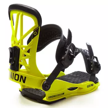 Крепления для сноуборда мужские UNION Flite Pro Hazard Yellow 2021