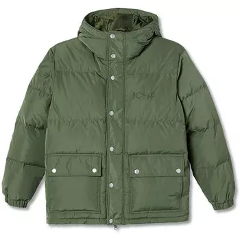 Куртка POLAR SKATE CO. Hood Puffer Light Olive 2022