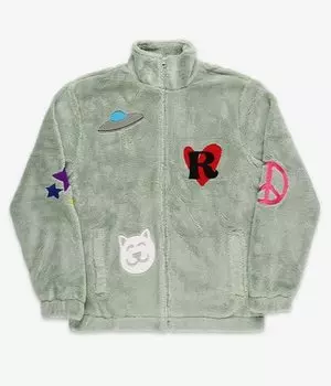 Куртка RIPNDIP Play Date Sherpa Jacket Pistachio 2022