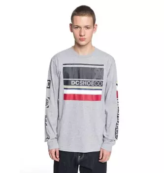 Лонгслив мужской DC SHOES Mad Racer Ls M Grey Heather