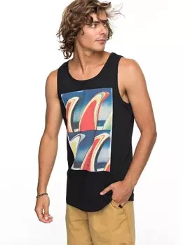 Майка мужская QUIKSILVER Finfanatictank M Black