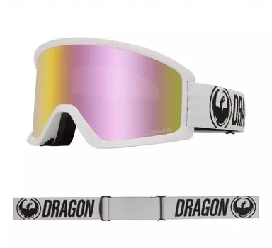 Маска горнолыжная DRAGON Dx3 Otg White/Ll Pink Ion