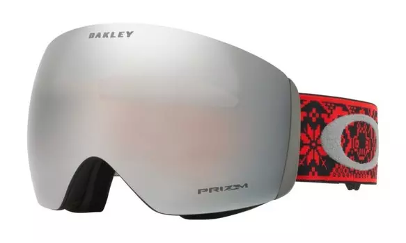 Маска горнолыжная OAKLEY FLight Deck Shred Bots Iron Rose/Prizm Black Iridium