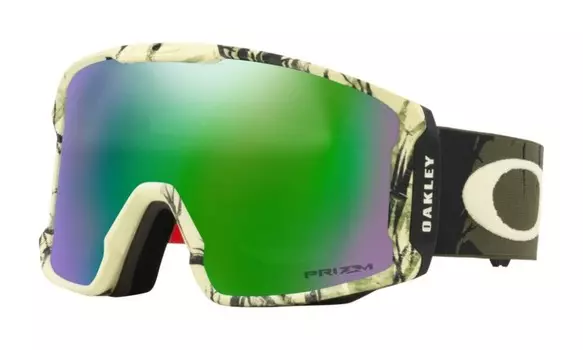 Маска горнолыжная OAKLEY Line Miner Kazu Rokka Army Green/Prizm Jade Iridium