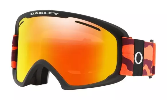 Маска горнолыжная OAKLEY O Frame 2.0 Pro Xl Neon Orange Camo W/Fire&amp;Persimmon