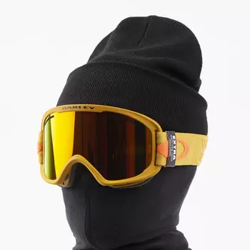 Маска горнолыжная OAKLEY O Frame 2.0 Pro Xm PRIZM ICON MUSTARD/FIRE IRIDIUM &amp; PERSIMMON