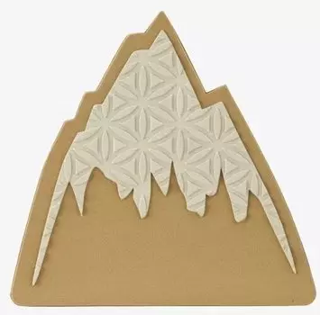 Наклейка на сноуборд BURTON Foam Mats MOUNTAIN LOGO