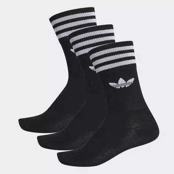 Носки ADIDAS Solid Crew Sock Black/White 2021