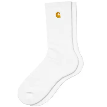 Носки CARHARTT WIP Chase Socks White / Gold 2022