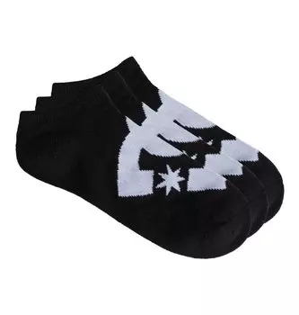 Носки мужские упаковка из 3 пар DC SHOES Spp Dc Ankle 3P M Black