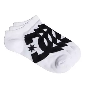 Носки мужские упаковка из 3 пар DC SHOES Spp Dc Ankle 3P M Snow White